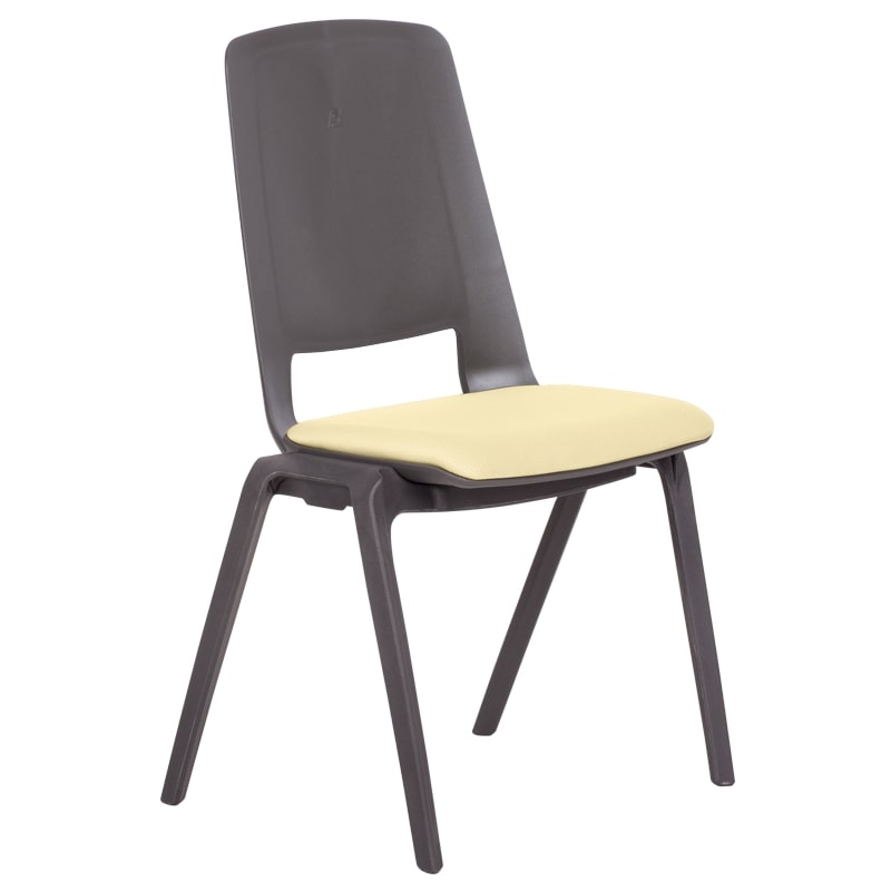 Посетителски стол Carmen Limber светложълт